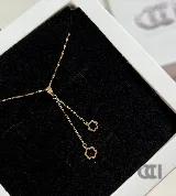 پلاک کراواتی طلا گل2
