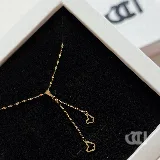 پلاک کراواتی تمام طلا پروانه2
