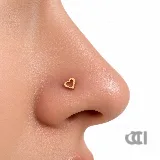 پیرسینگ بینی قلبی