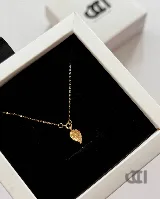 پلاک تمام طلای برگ پاییزی
