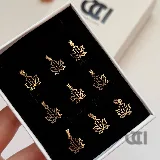 اویز تمام طلا برگ پاییز