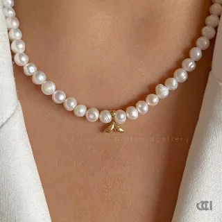 گردنبند مروارید پرورشی دم وال