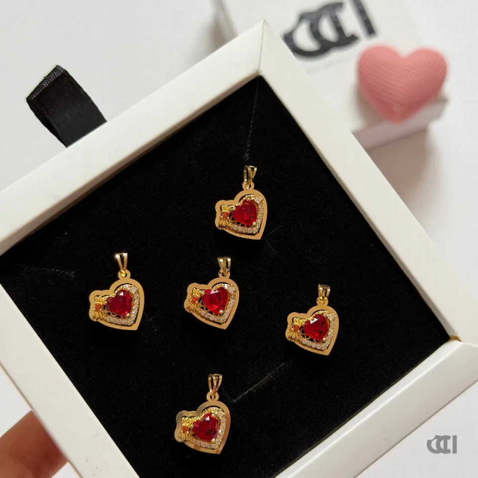 آویز طلای قلب پاپیونی♥️